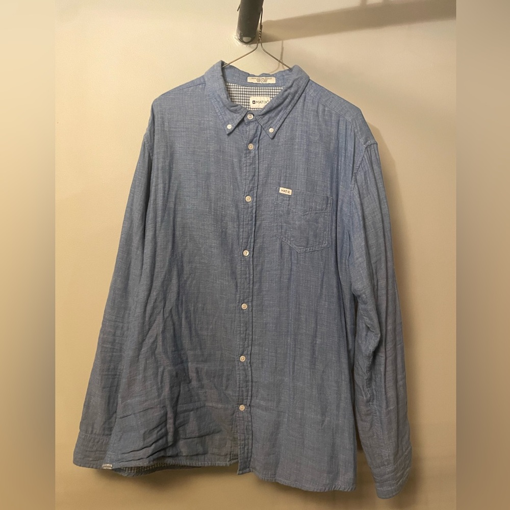XL matix button up